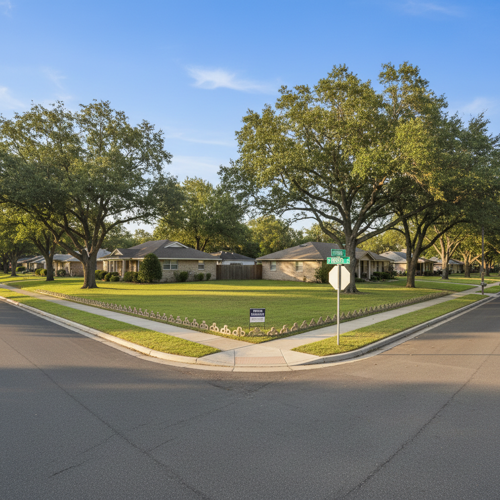 Quiet residential street with well-maintained Victorian homes and wide sidewalks